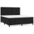 Pat box spring cu saltea, negru, 180x200 cm, catifea GartenMobel Dekor