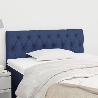 Tăblie de pat, albastru, 100x7x78/88 cm, textil GartenMobel Dekor