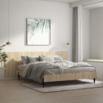 Tăblie de pat,perete,stejar Sonoma,240x1,5x80 cm,lemn prelucrat GartenMobel Dekor