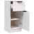 Servante, 2 buc., alb, 30x30x70 cm, lemn compozit GartenMobel Dekor