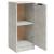 Servante, 2 buc., gri beton, 30x30x70 cm, lemn compozit GartenMobel Dekor