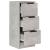 Servantă, gri beton, 30x30x70 cm, lemn prelucrat GartenMobel Dekor
