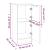 Servante, 2 buc., alb extralucios, 30x30x70 cm, lemn compozit GartenMobel Dekor