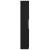 Dulap de baie, negru, 32x34x188,5 cm, lemn prelucrat GartenMobel Dekor