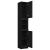 Dulap de baie, negru, 32x34x188,5 cm, lemn prelucrat GartenMobel Dekor