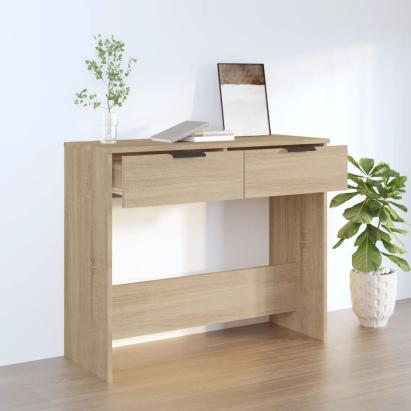 Măsuță consolă, stejar sonoma, 90x36x75 cm, lemn prelucrat GartenMobel Dekor