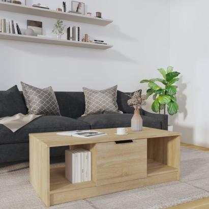 Măsuță de cafea, stejar sonoma, 102x50x36 cm, lemn prelucrat GartenMobel Dekor