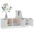 Comodă TV, alb, 102x35x36,5 cm, lemn prelucrat GartenMobel Dekor