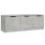 Comodă TV, gri beton, 102x35x36,5 cm, lemn prelucrat GartenMobel Dekor