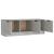 Comodă TV, gri beton, 102x35x36,5 cm, lemn prelucrat GartenMobel Dekor