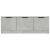 Comodă TV, gri beton, 102x35x36,5 cm, lemn prelucrat GartenMobel Dekor