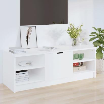 Comodă TV, alb, 102x35,5x36,5 cm, lemn compozit GartenMobel Dekor