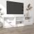 Comodă TV, alb, 150x33,5x45 cm, lemn prelucrat GartenMobel Dekor