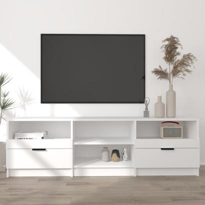 Comodă TV, alb, 150x33,5x45 cm, lemn prelucrat GartenMobel Dekor