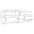 Comodă TV, gri beton, 150x33,5x45 cm, lemn prelucrat GartenMobel Dekor
