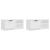 Comodă TV, 2 buc., alb, 80x35x36,5 cm, lemn prelucrat GartenMobel Dekor