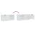 Comodă TV, 2 buc., alb, 80x35x36,5 cm, lemn prelucrat GartenMobel Dekor