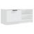 Comodă TV, 2 buc., alb, 80x35x36,5 cm, lemn prelucrat GartenMobel Dekor