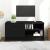 Comodă TV, negru, 80x35x36,5 cm, lemn prelucrat GartenMobel Dekor