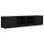 Comodă TV, 2 buc., negru, 80x35x36,5 cm, lemn prelucrat GartenMobel Dekor