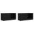Comodă TV, 2 buc., negru, 80x35x36,5 cm, lemn prelucrat GartenMobel Dekor