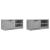 Comodă TV, 2 buc., gri beton, 80x35x36,5 cm, lemn prelucrat GartenMobel Dekor