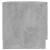 Comodă TV, 2 buc., gri beton, 80x35x36,5 cm, lemn prelucrat GartenMobel Dekor