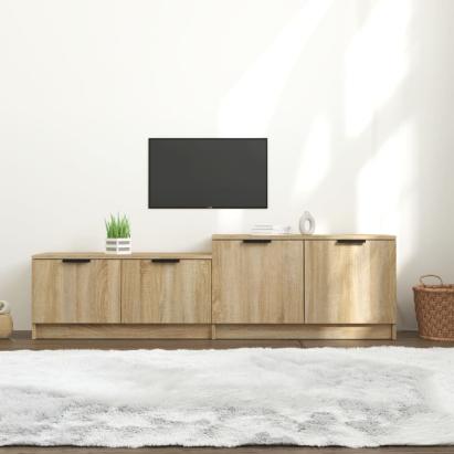 Comodă TV, stejar sonoma, 158,5x36x45 cm, lemn prelucrat GartenMobel Dekor