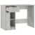 Birou, gri beton, 100x50x75 cm, lemn prelucrat GartenMobel Dekor