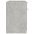 Birou, gri beton, 100x50x75 cm, lemn prelucrat GartenMobel Dekor