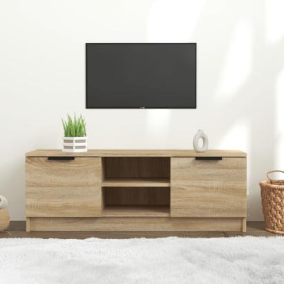 Comodă TV, stejar sonoma, 102x35x36,5 cm, lemn prelucrat GartenMobel Dekor