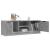 Comodă TV, gri beton, 102x35x36,5 cm, lemn prelucrat GartenMobel Dekor
