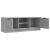Comodă TV, gri beton, 102x35x36,5 cm, lemn prelucrat GartenMobel Dekor