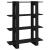 Bibliotecă/Separator cameră, negru, 100x30x123,5 cm GartenMobel Dekor