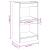 Bibliotecă/Separator cameră, gri beton, 40x30x72 cm GartenMobel Dekor
