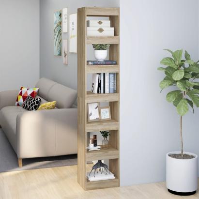 Bibliotecă/Separator cameră, stejar sonoma, 40x30x198 cm GartenMobel Dekor