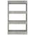 Bibliotecă/Separator cameră, gri beton, 60x30x103 cm, PAL   GartenMobel Dekor