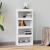 Bibliotecă/Separator cameră, alb, 60x30x135 cm, lemn prelucrat GartenMobel Dekor