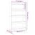 Bibliotecă/Separator cameră, negru, 80x30x135 cm, PAL   GartenMobel Dekor