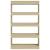 Bibliotecă/Separator cameră, stejar sonoma, 80x30x135 cm, PAL   GartenMobel Dekor
