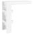 Masă bar de perete, alb, 102x45x103,5 cm, lemn compozit GartenMobel Dekor