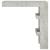 Masă bar de perete gri beton 102x45x103,5 cm lemn compozit GartenMobel Dekor