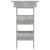 Masă bar de perete gri beton 102x45x103,5 cm lemn compozit GartenMobel Dekor