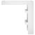 Masă bar de perete alb extralucios 102x45x103,5cm lemn compozit GartenMobel Dekor
