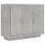 Servantă, gri beton, 92x35x75 cm, lemn compozit GartenMobel Dekor