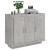 Servantă, gri beton, 92x35x75 cm, lemn compozit GartenMobel Dekor
