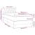 Pat box spring cu saltea, albastru, 90x200 cm, textil GartenMobel Dekor