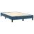 Pat box spring cu saltea, albastru închis, 120x200 cm, catifea GartenMobel Dekor