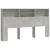 Tăblie de pat cu dulap, gri beton, 180x19x103,5 cm GartenMobel Dekor