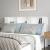 Tăblie de pat cu dulap, alb, 180x18,5x104,5 cm GartenMobel Dekor